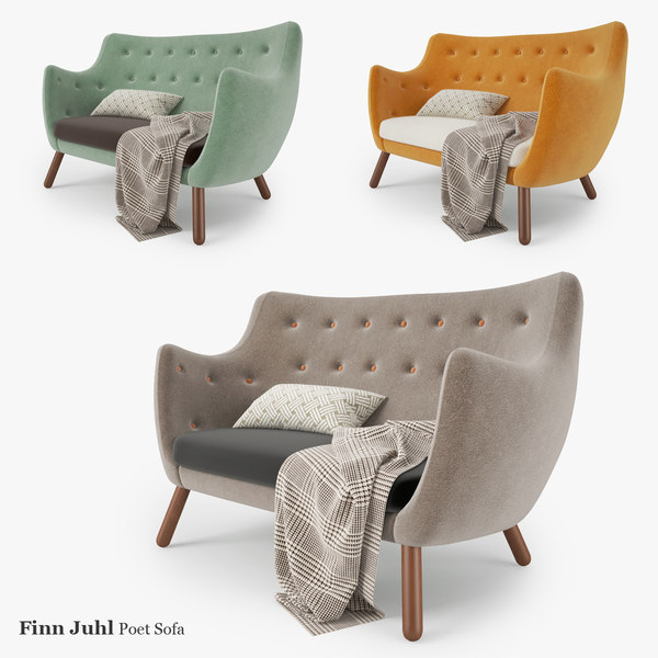 Finn Juhl Poet Sofa Obj Finn Juhl Poet Sofa Obj