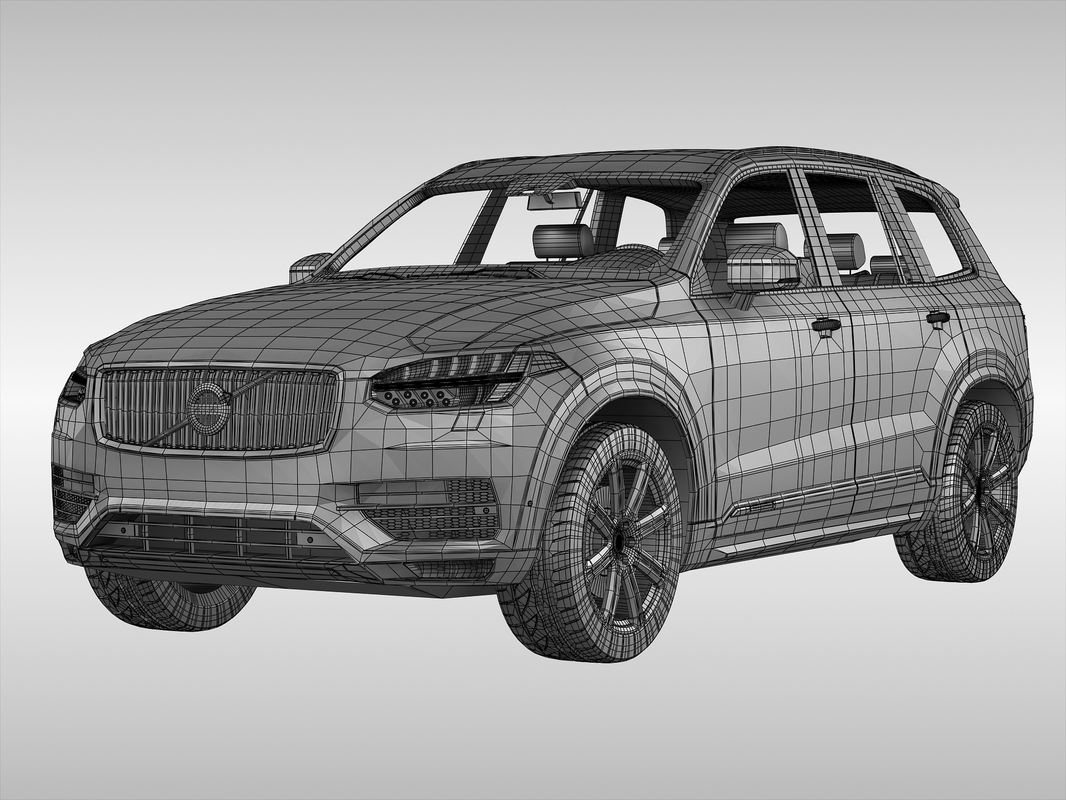 3d xc90 2015 model