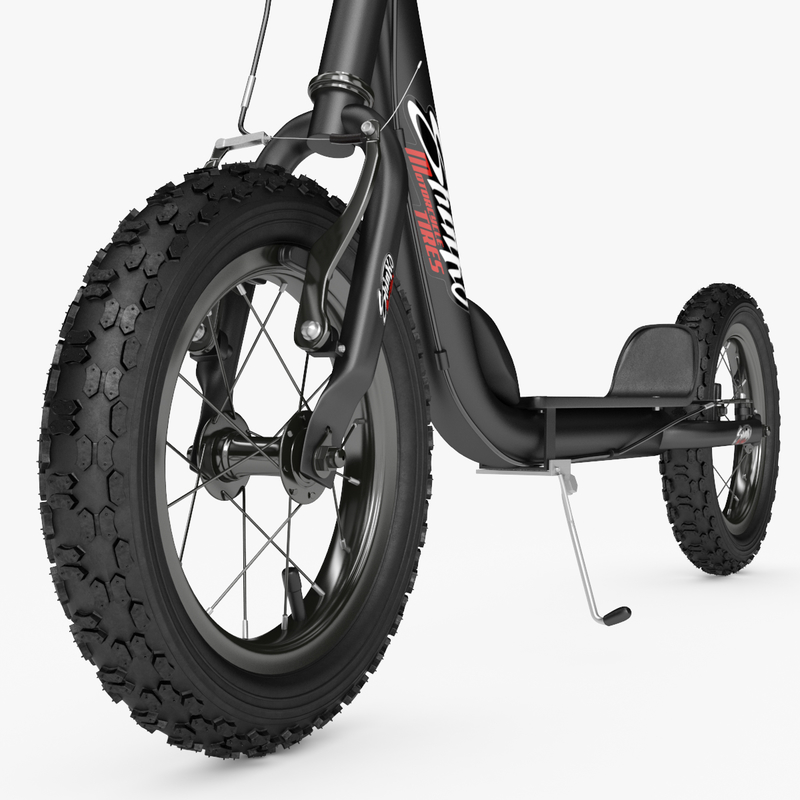 kick scooter bike novatrack 3d max