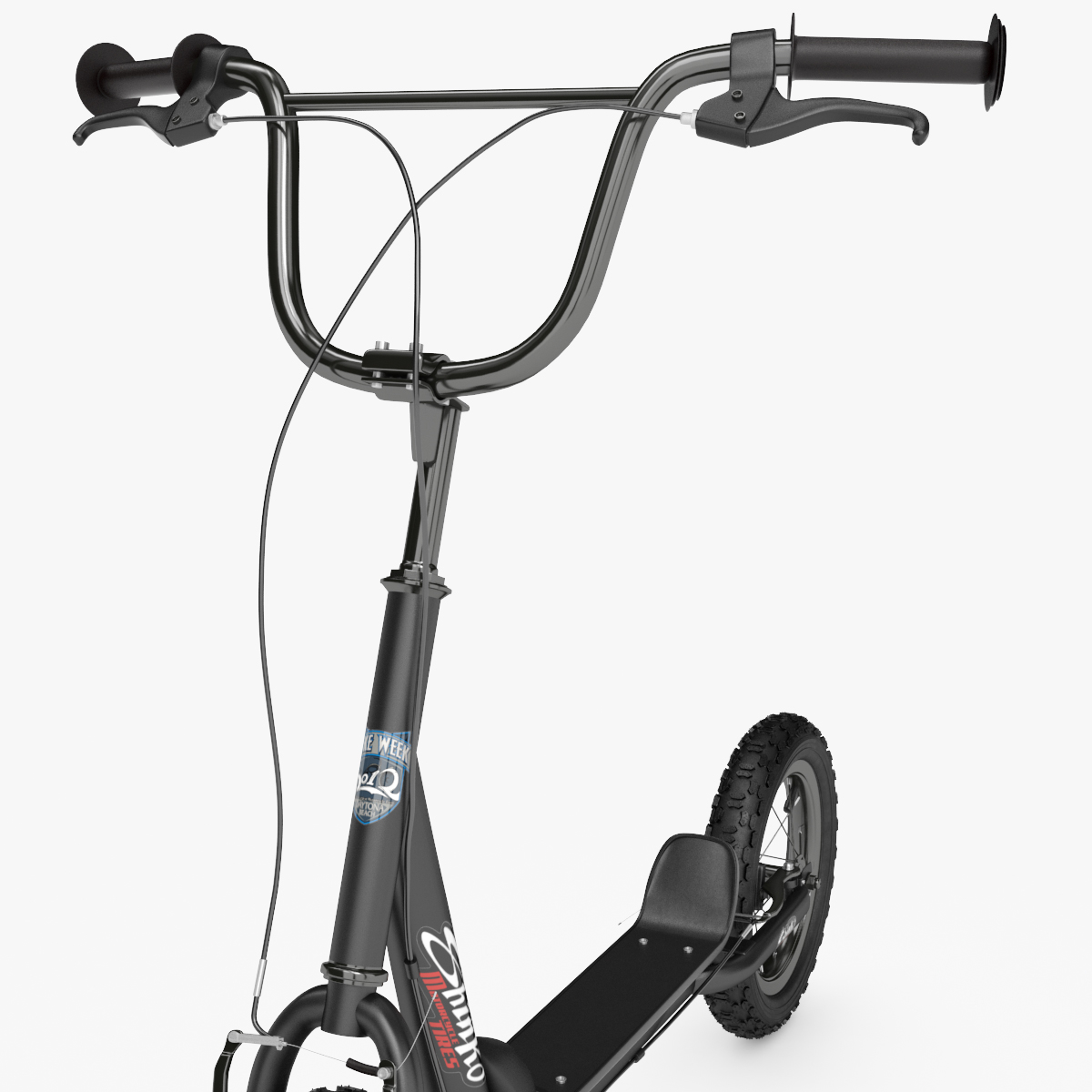 kick scooter bike novatrack 3d max