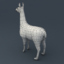 rigged llama 3ds