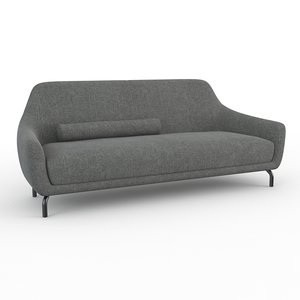 amber wittman sofa 3d model