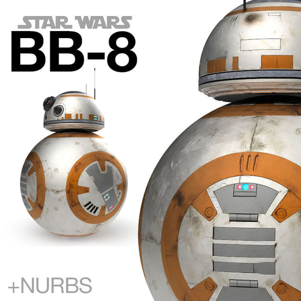 3d Star Wars 8 Droid