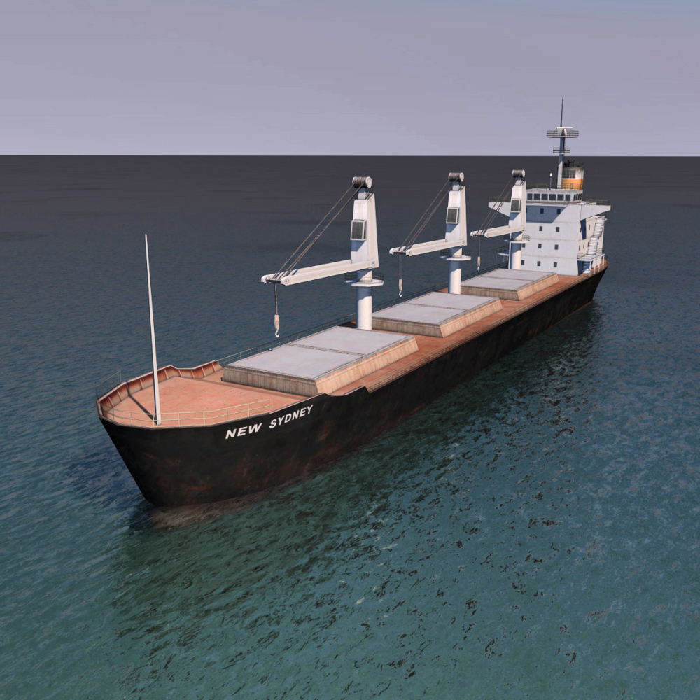散货船3d模型