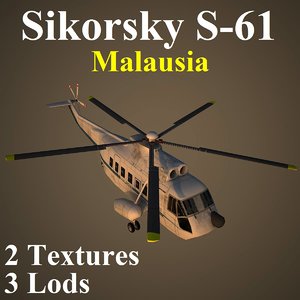 3d model of sikorsky wte helicopter