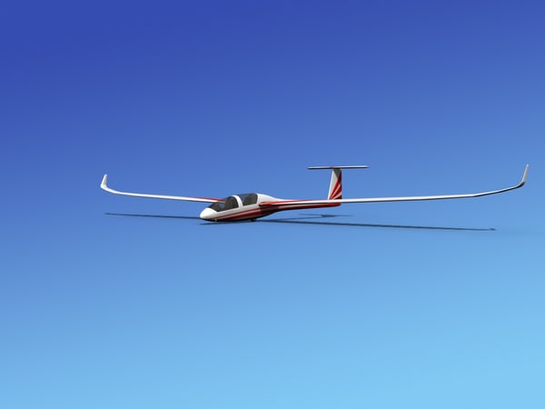 dg-1000 glider 3d 3ds