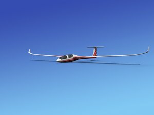 dg-1000 glider 3d 3ds