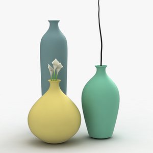 modern vases flowers max