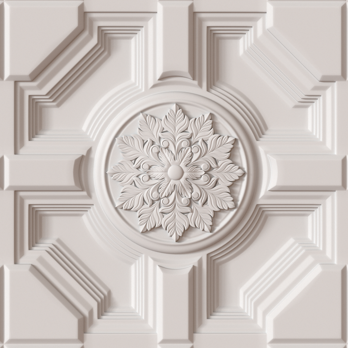 3d Decorative Ceiling Tile Model