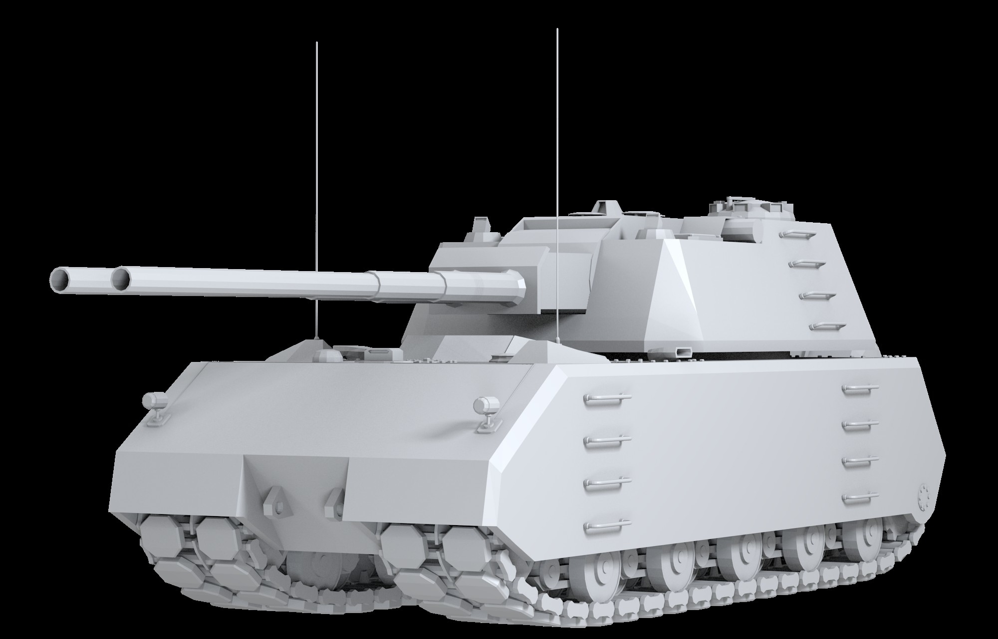 german tanks maus 3d model