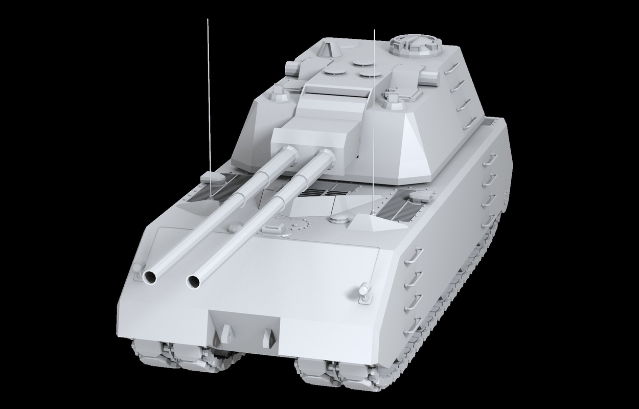 german tanks maus 3d model