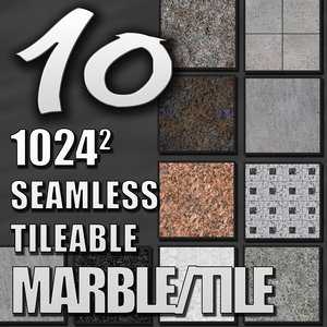 10 Seamless Tileable Marble Textures