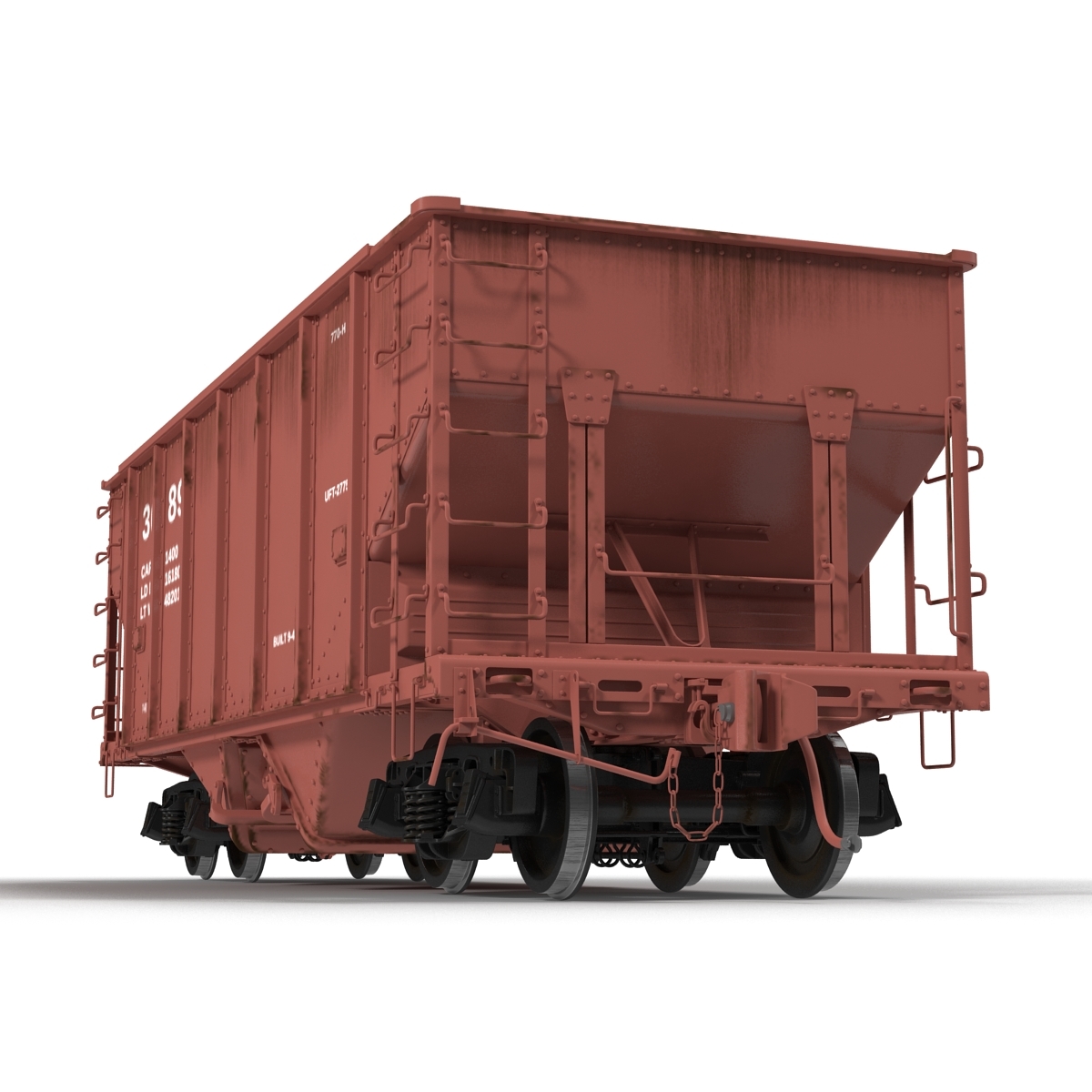 Hopper Car Generic 3DModell TurboSquid 921291
