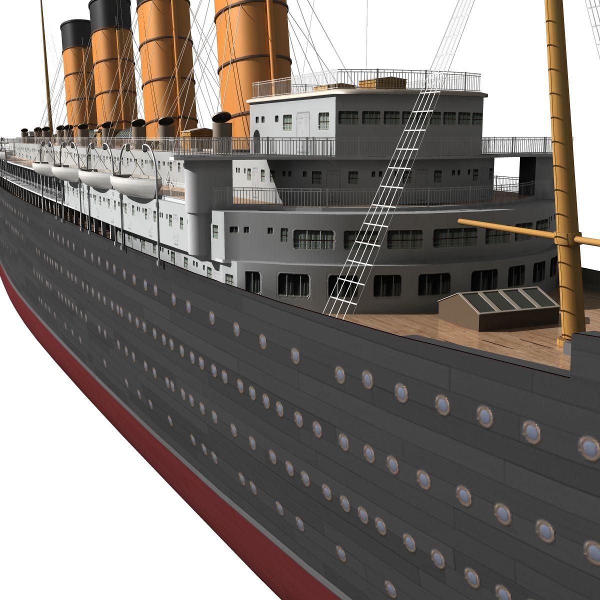 rms lusitania 3d max