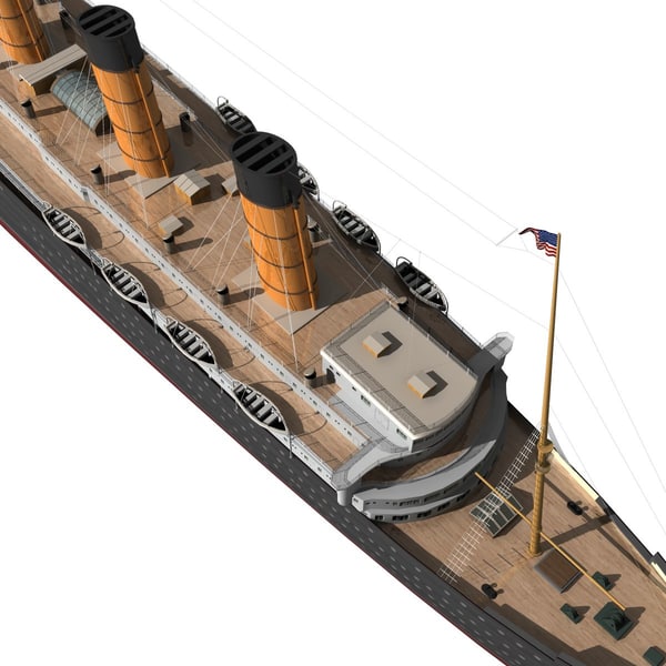 rms lusitania 3d max