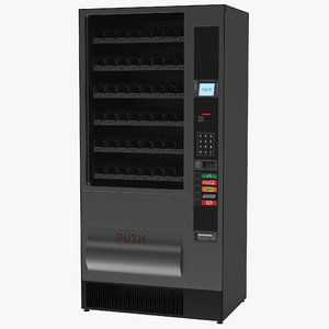 drink vending machine 3d obj