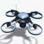 3dsmax surveillance uav drone