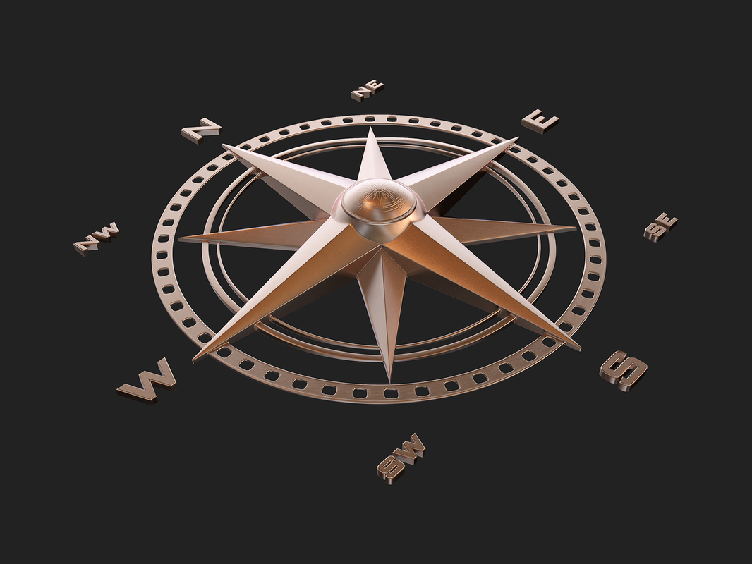 point-compass-rose-3d-3ds