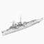 max light cruiser koenigsberg ww2 german