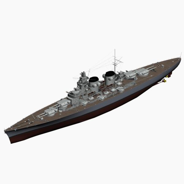 3d battleship project h39 ww2 german