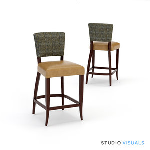 adele fabric stool max