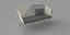 huron lounge chair sofa 3ds