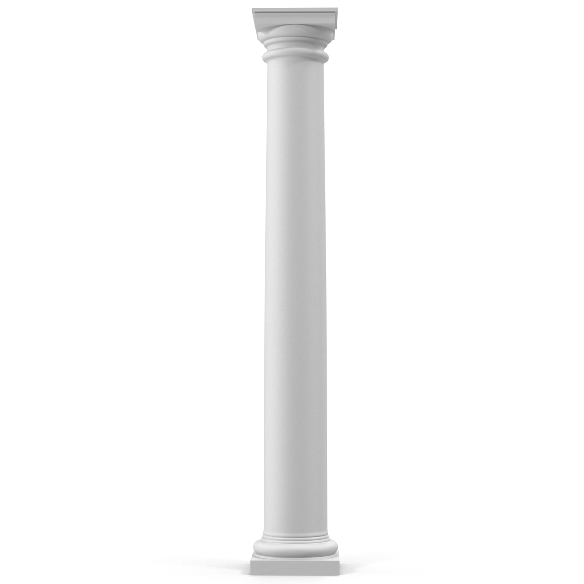 tuscan order column 3d c4d