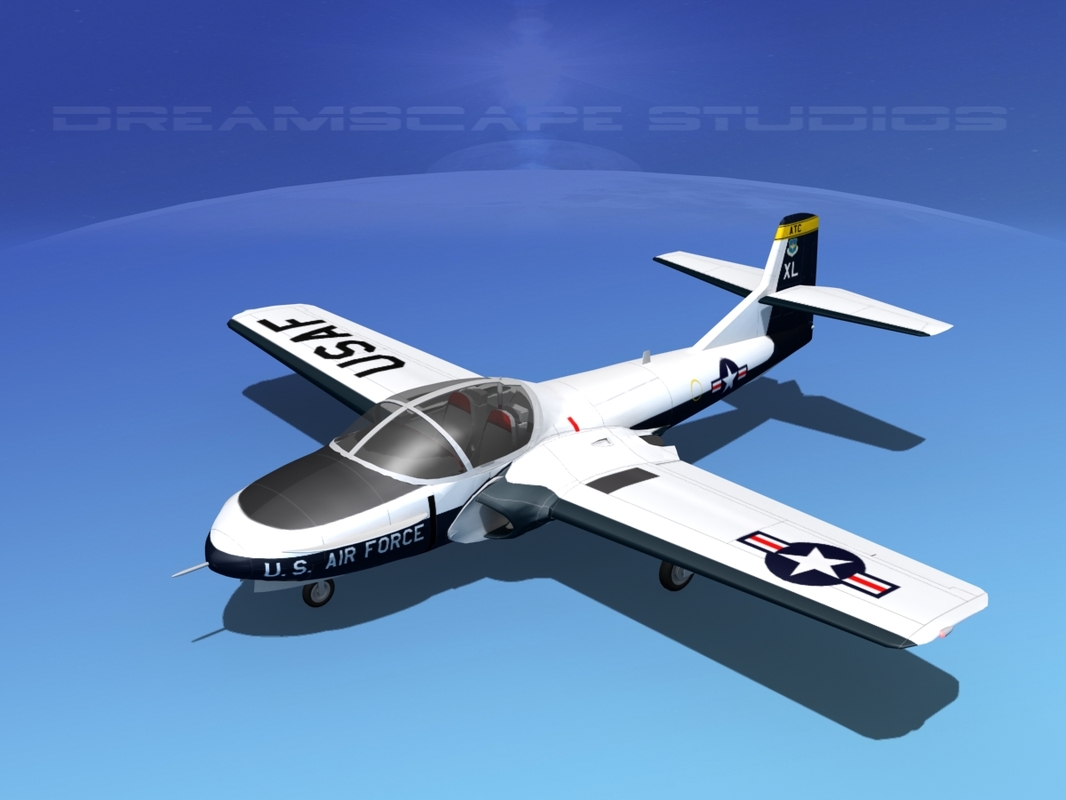 3d model of t-37 cessna tweet