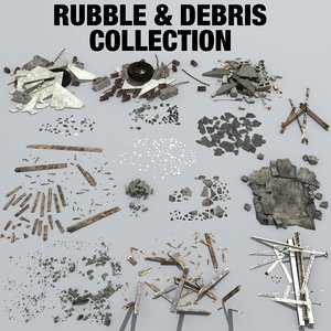 3d rubble debris