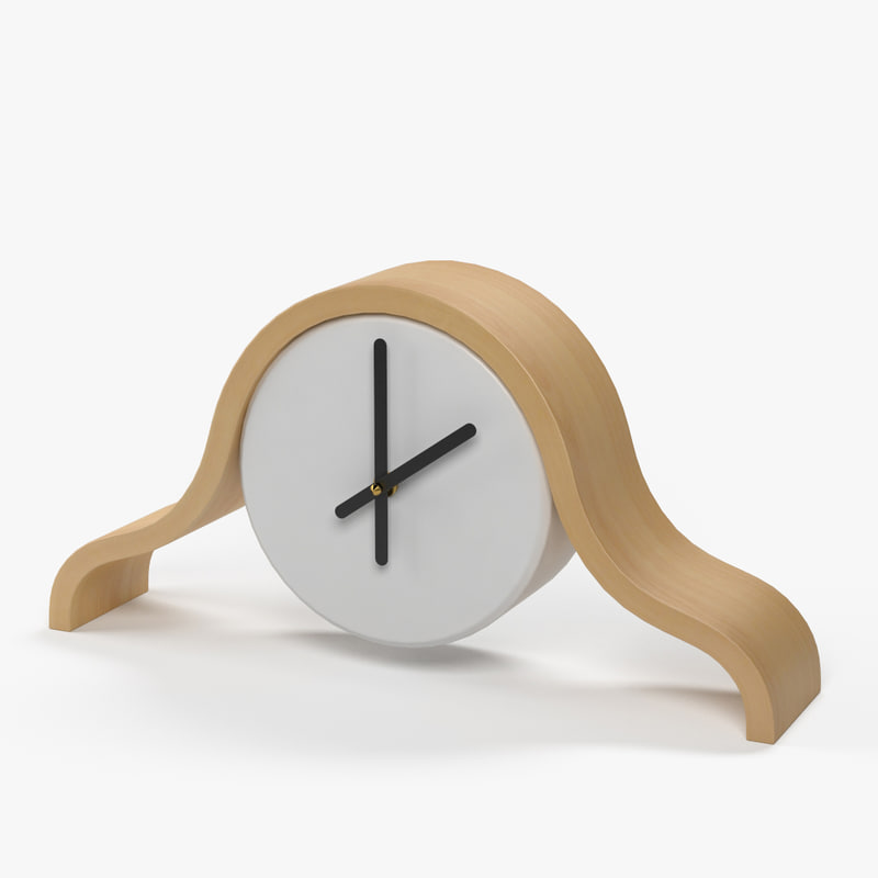 max modern mantel clock
