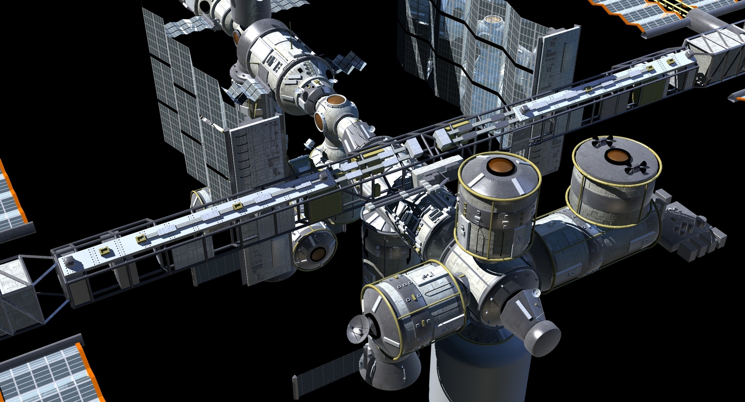 iss 3d model