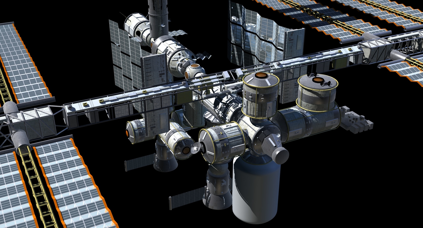 iss 3d model