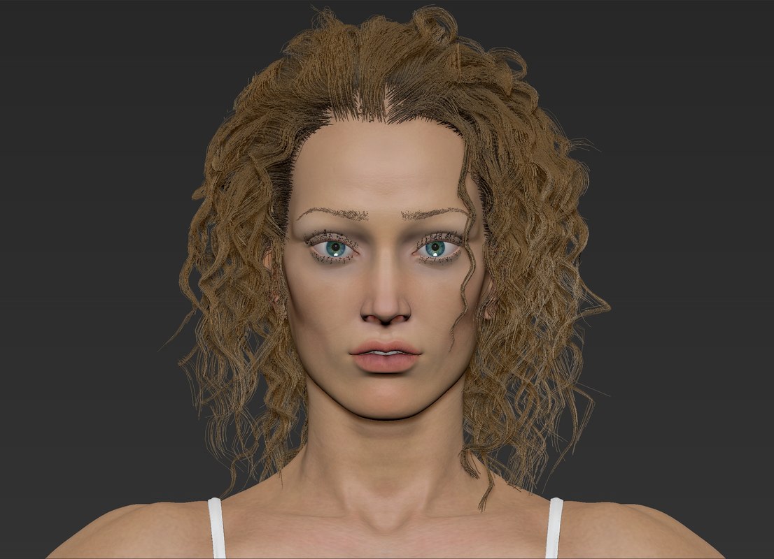 female character 3d model