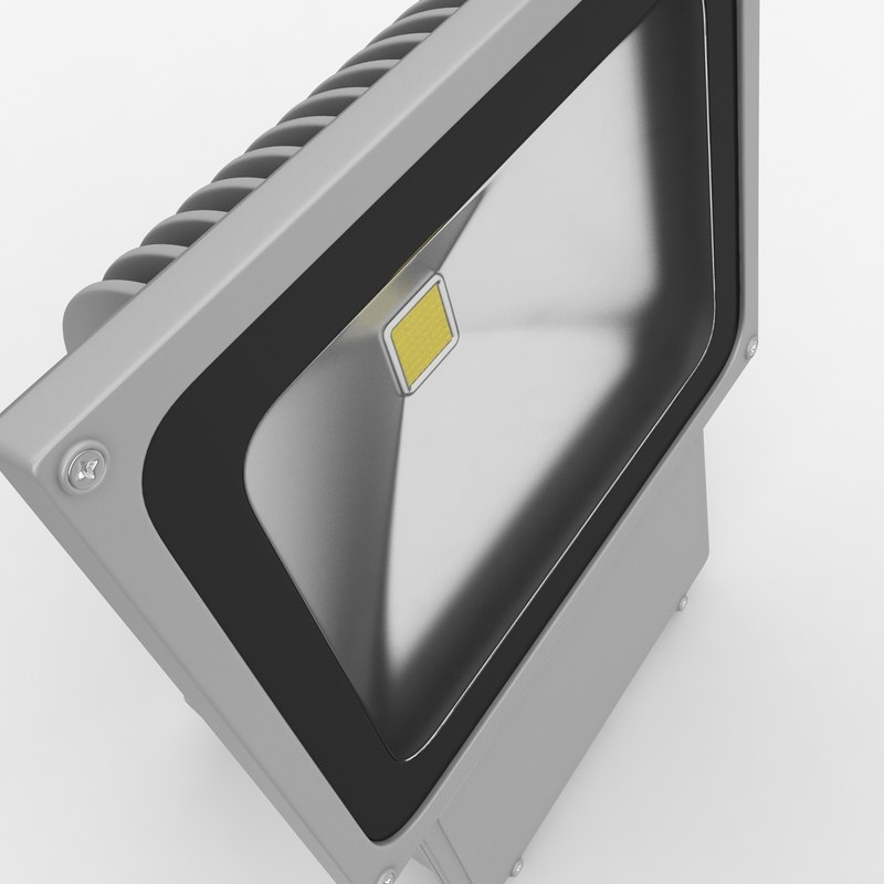 3d model flood light