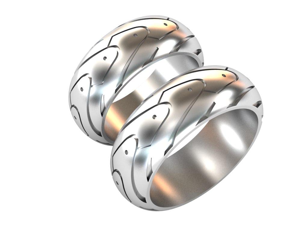 3d wedding ring model