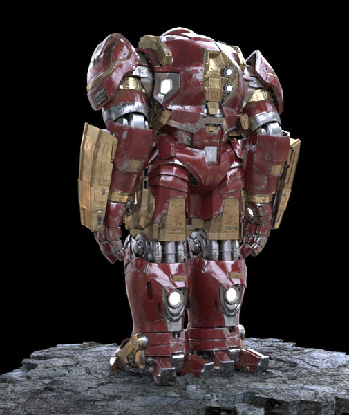 iron man mk 44 3d model