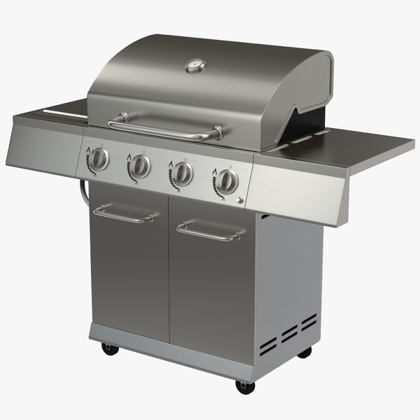 Gas Grill 3d Model, Premium Outdoor Gas Grills Taiwan