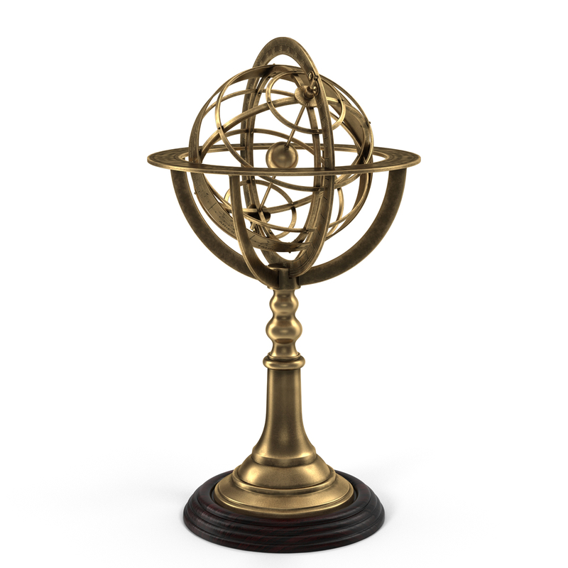 3d Armillary Sphere Model