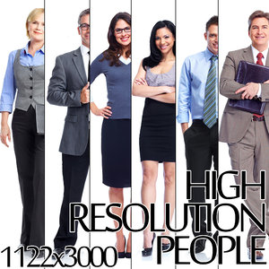 Six HD Business People Collection
