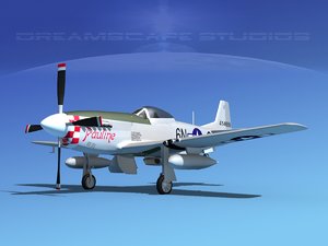 dxf mustang cockpit p-51d