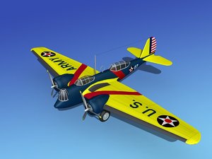 3d propellers martin b-10 bomber