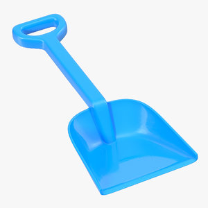 3d model toy shovel 2