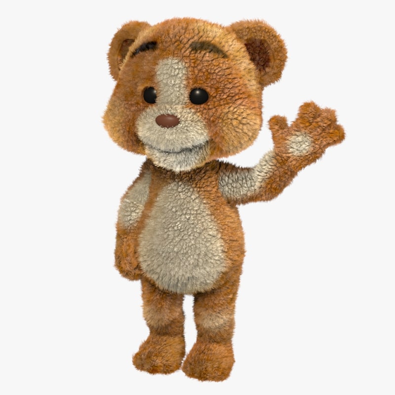 oasis teddy bear 3d