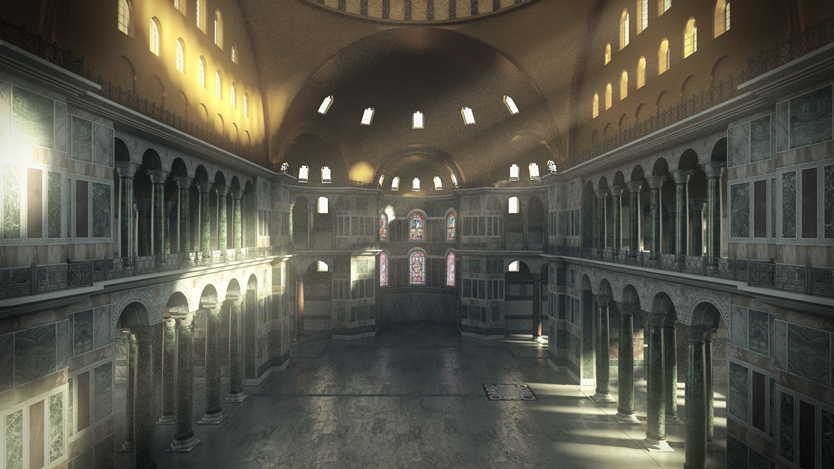 3d max hagia sophia