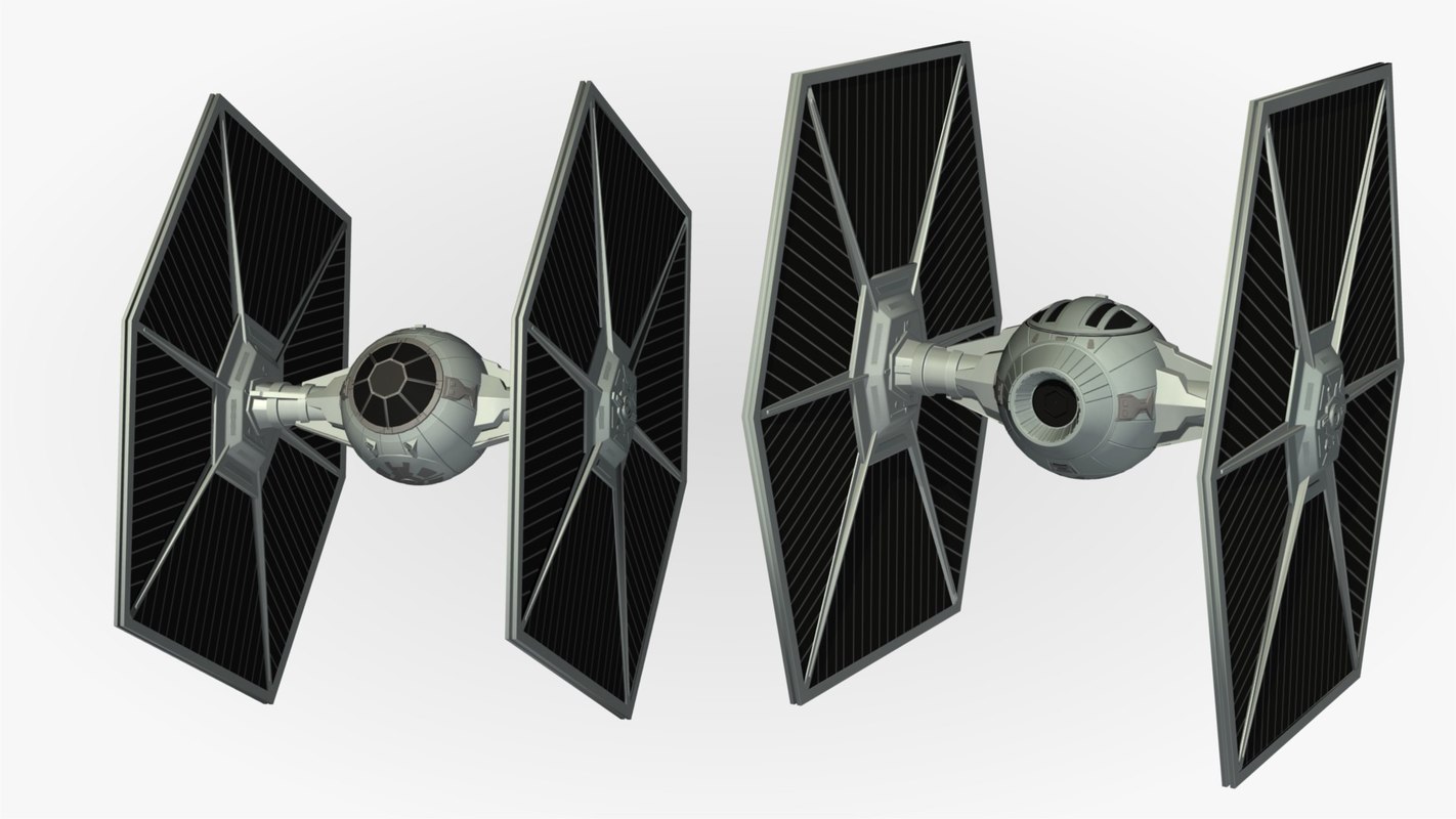 3d model tie fighter