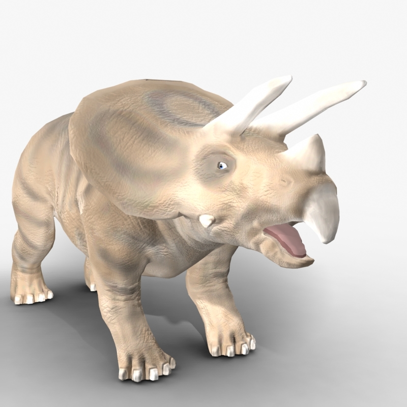 triceratops 3d view google