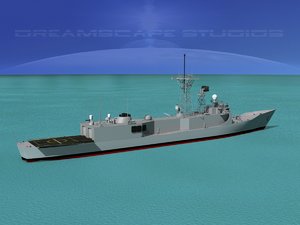 3ds perry class frigate