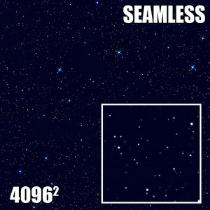 4096 Stars Seamless