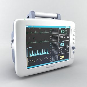 3dsmax medical monitor