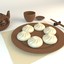 3d model of chinese dumplings